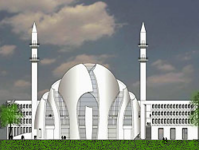 Zeichnung der geplanten Moschee in Köln-Ehrenfeld